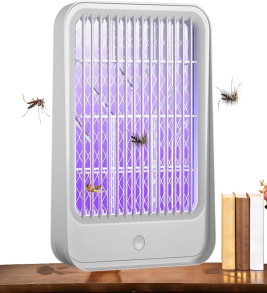 Elektrikli Sinek Kovucu USB Şarjlı Sessiz ve Etkili Led Işıklı Kapan ( Lisinya )