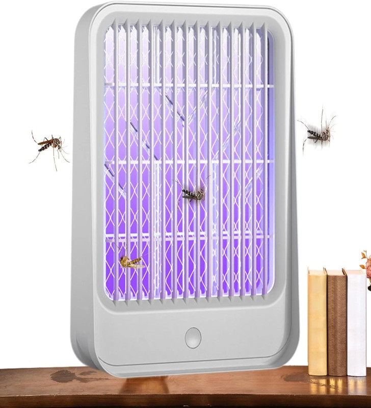 Elektrikli Sinek Kovucu USB Şarjlı Sessiz ve Etkili Led Işıklı Kapan ( Lisinya )