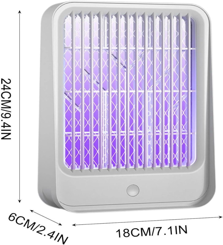 Elektrikli Sinek Kovucu USB Şarjlı Sessiz ve Etkili Led Işıklı Kapan ( Lisinya )