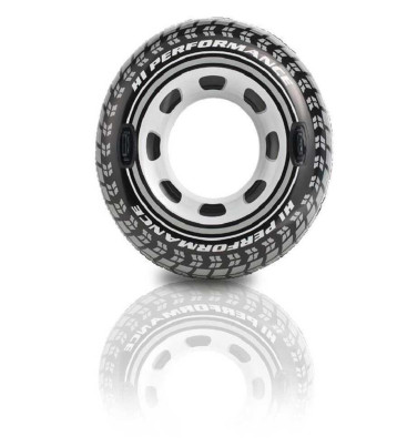 Intex Tutunmalı Deniz Simiti Araba Lastiği Desenli 114cm - 56268 (Lisinya)