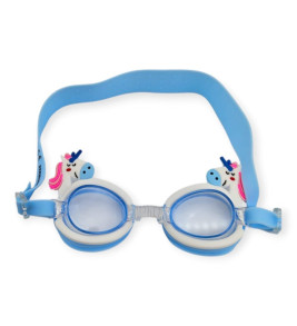 Çocuk Yüzücü Gözlüğü Silikon Taşıma Çantalı Pony - 9014 (Lisinya)