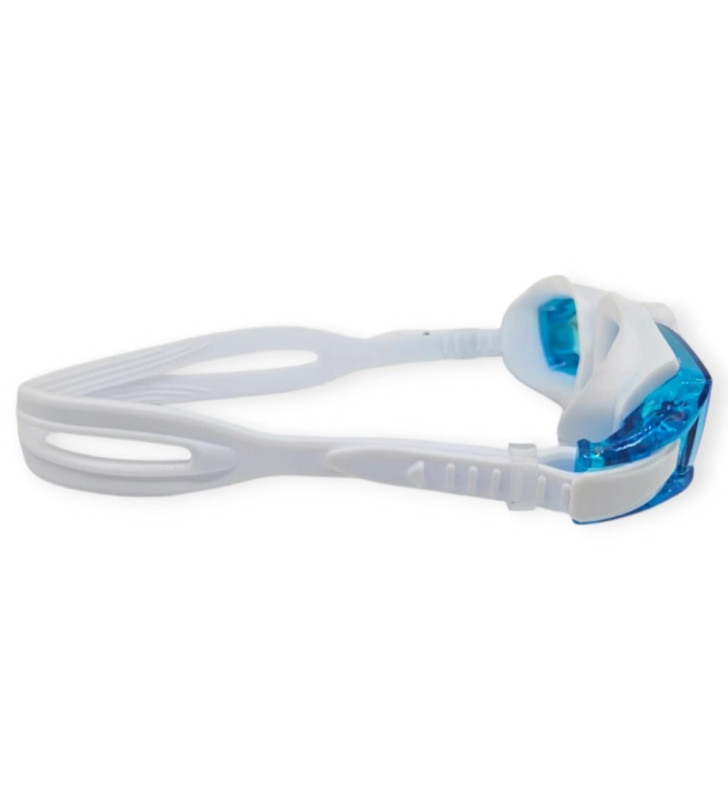 Aynalı Yüzücü Gözlüğü Silikon MAVİ - 1765 (Lisinya)