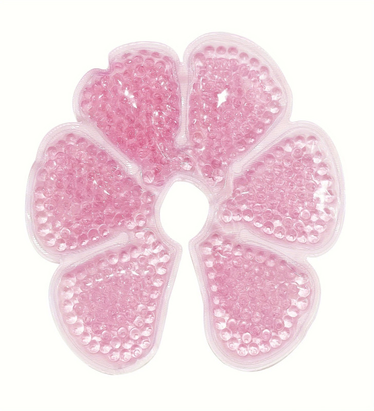 Emziren Anneler İçin 2 li Jel Göğüs Pedi – Sıcak ve Soğuk Kullanıma Uygun, PVC Dolgulu, Konfor ve Destek Sağlayan Ped (Pembe) ( 