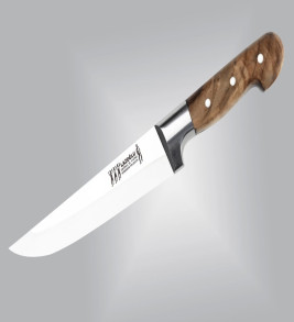 El Yapımı Sürmene Kurban ve Kasap Bıçağı No:3 - Ahşap Sap ( Lisinya )