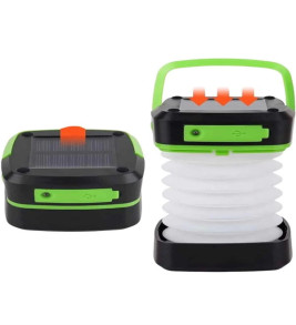 Katlanabilir Kamp Lambası Akordiyon Lamba Şarjlı 3 Kademeli Solar ( Lisinya )