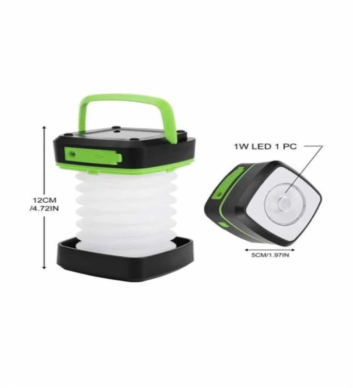 Kamp Feneri Lambası Solar Güneş Enerji Portatif Işıldak Şarjlı ( Lisinya )