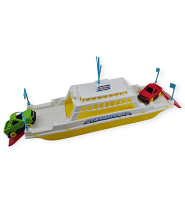 Feribot Araç Taşııyan Gemi 45 cm - Sarı (Lisinya)