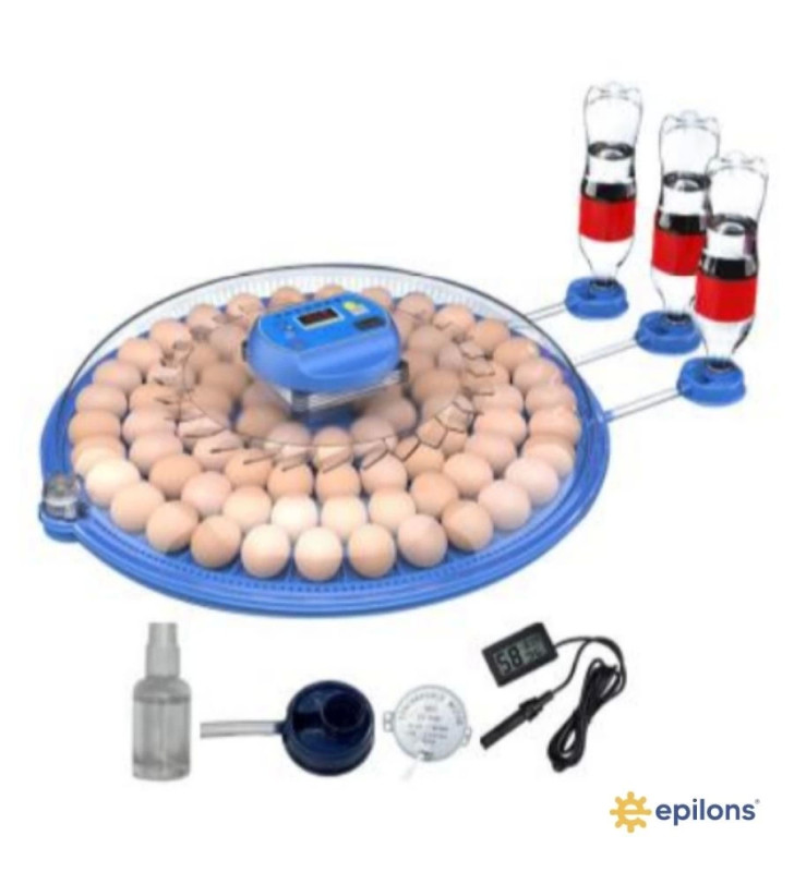 80 Tavuk 240 Kuş Yumurta Kapasiteli Çift Viyollü Kuluçka Makinesi - Kaz, Ördek, Tavuk, Bıldırcın İçin ( Lisinya )