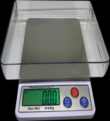 Diamond Dijital Göstergeli Profesyonel Hassas Terazi Mh-777 (3 Kg-0.01) ( Lisinya )