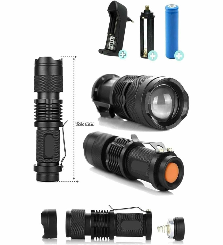 Zoomlu El Feneri Su Geçirmez El Feneri Kama Star Km82 ( Lisinya )