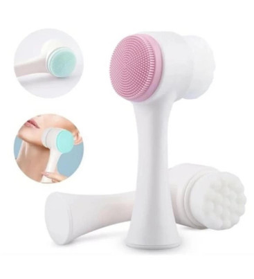 Ocean Çift Taraflı Cilt ve Yüz Temizleme Fırçası ( Lisinya )