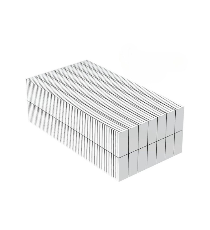 10 Adet 15x10x1.5 mm Köşeli Neodyum Mıknatıs N35 Magnet Dayanıklı Nikel Kaplama ( Lisinya )