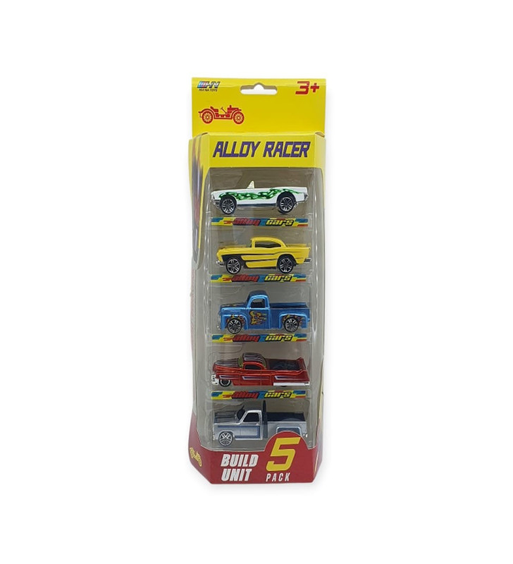Alloy Racer 5'li Araç Seti - 780-513 (Lisinya)