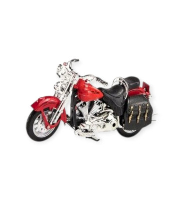 1:12 Ölçekli Model Motosiklet - Classic - HX796 - Kırmızı (Lisinya)