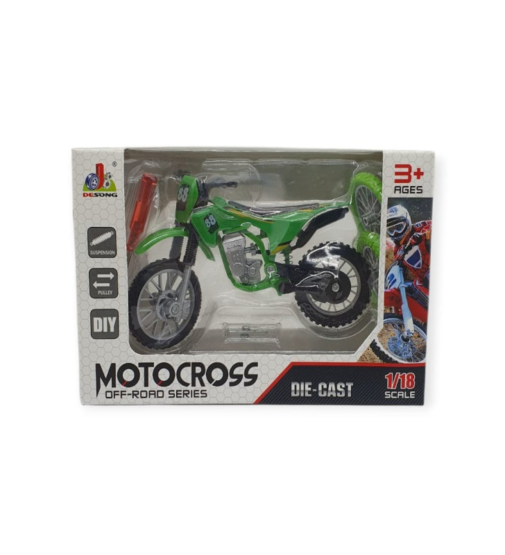 1:18 Ölçekli Model Motosiklet - DS928 - Yeşil (Lisinya)
