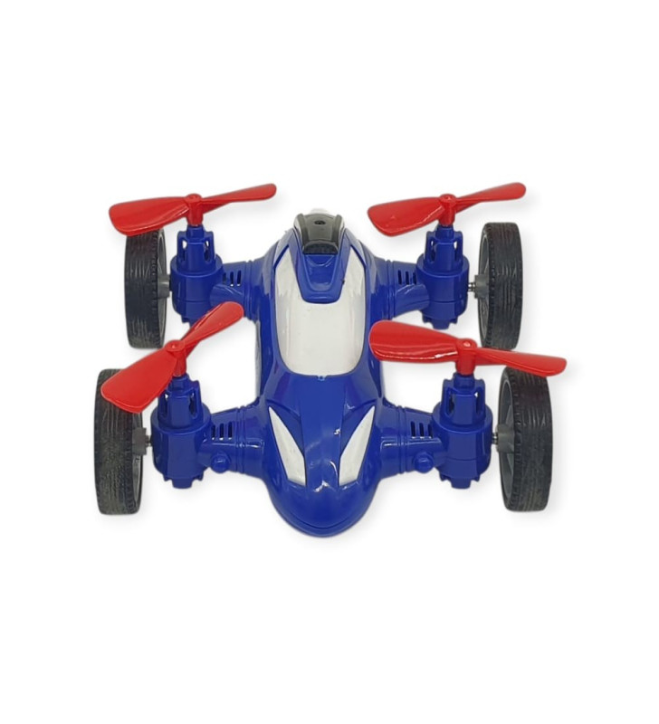 Sürtmeli Drone Araba Hareketli Pervane - Mavi (Lisinya)