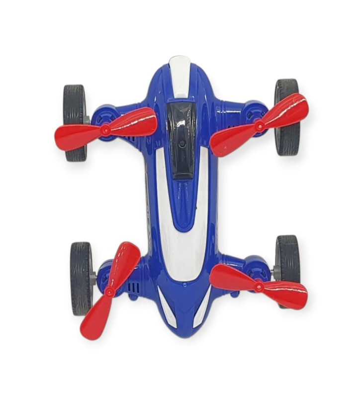 Sürtmeli Drone Araba Hareketli Pervane - Mavi (Lisinya)