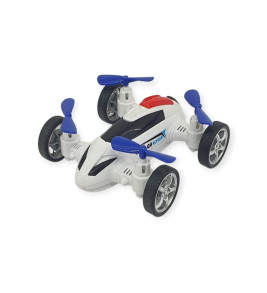 Sürtmeli Drone Araba Hareketli Pervane - Beyaz (Lisinya)