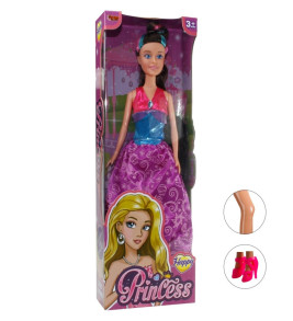 Prenses Bebek 30 cm - 66774 -3 - Mor (Lisinya)