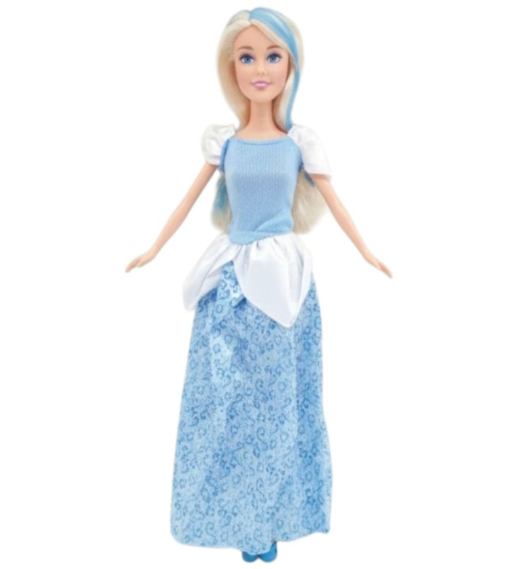 Prenses Bebek 30 cm - 66774 - 4 - Mavi (Lisinya)