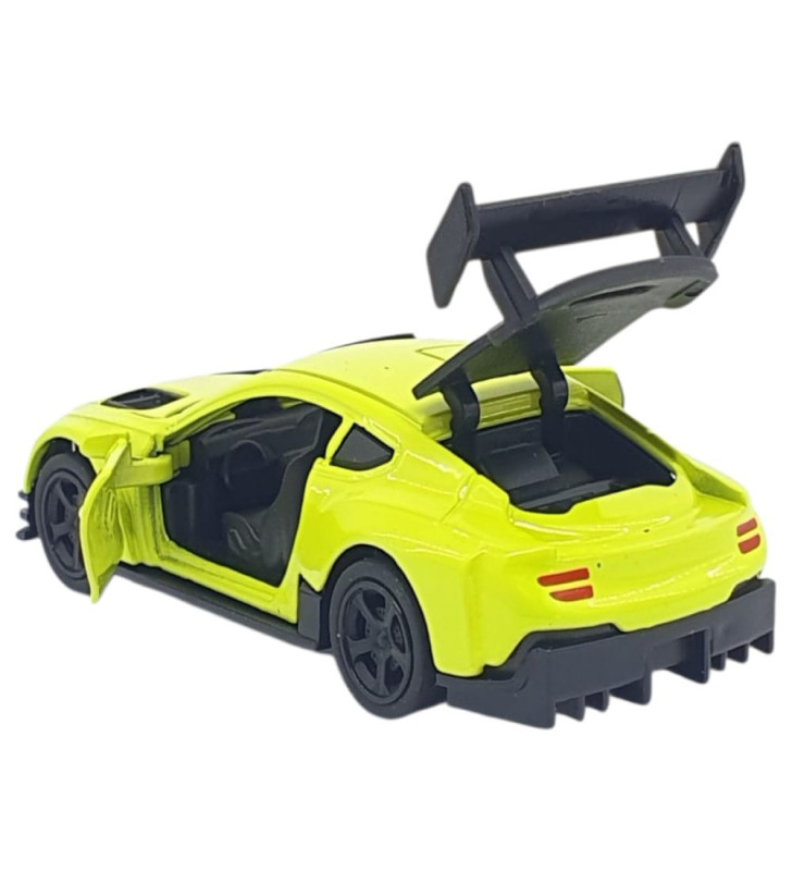 Çek Bırak Metal Küçük Arabalar 8 cm - 6411A-6 - Açık Yeşil (Lisinya)