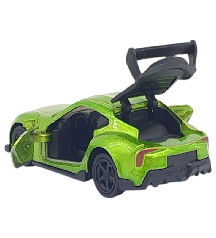 Çek Bırak Metal Küçük Arabalar 8 cm - 6411A-2 - Yeşil (Lisinya)