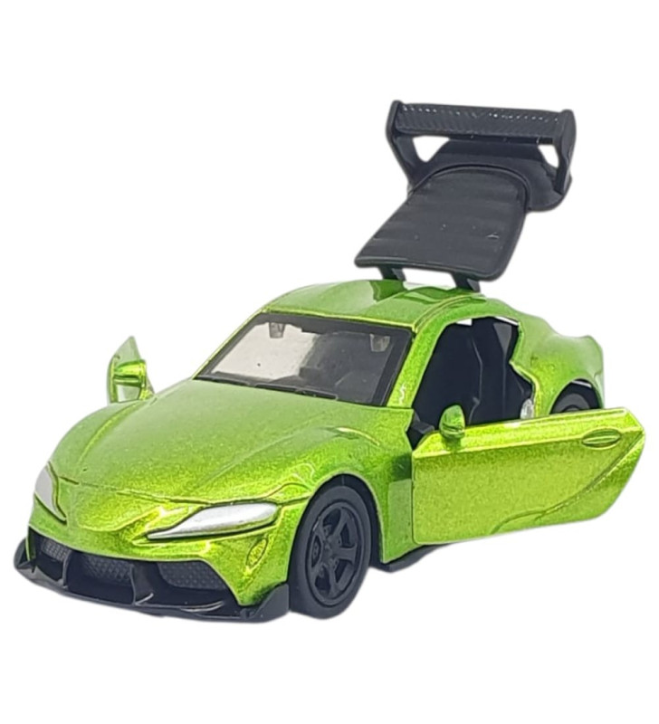 Çek Bırak Metal Küçük Arabalar 8 cm - 6411A-2 - Yeşil (Lisinya)