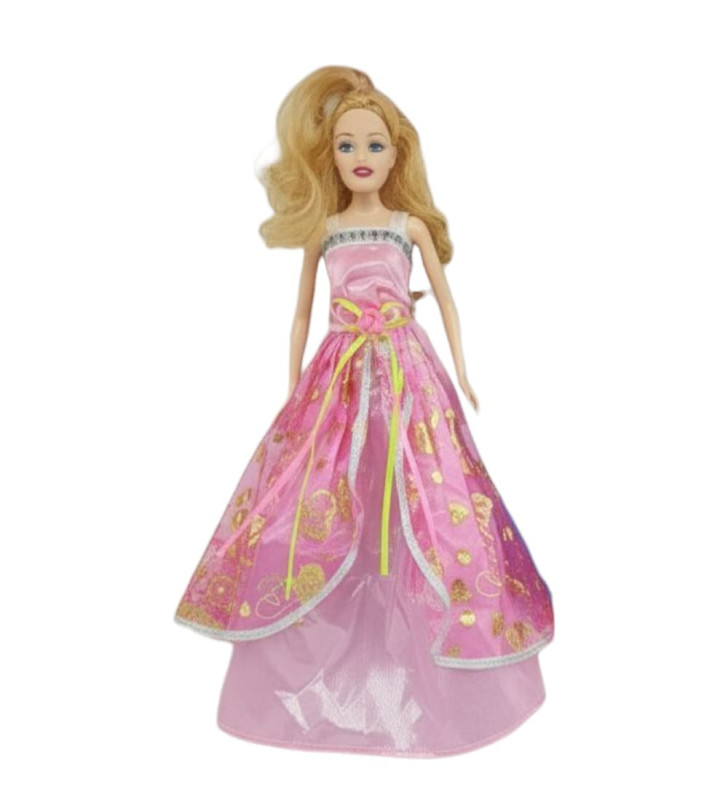 Bebek Yedek Elbiseli Ve Aksesuarlı - 1115-21 - Açık Pembe (Lisinya)