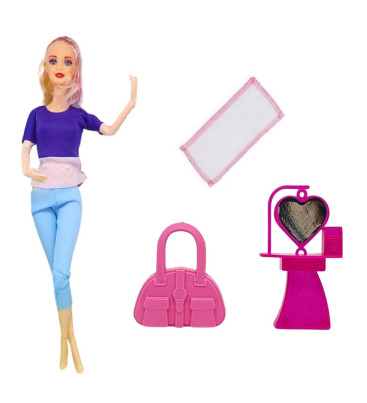 Anlily Sporcu Sonsuz Hareket Bebek - 02414 - Mor (Lisinya)