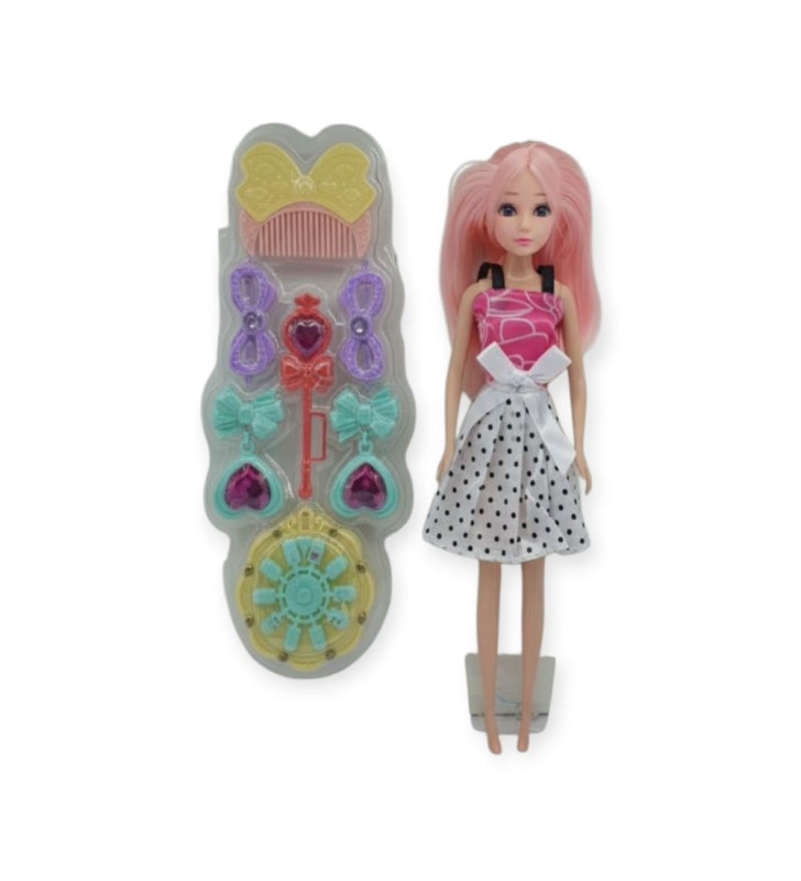 Prenses Bebek Makyaj Seti - Beyaz (Lisinya)