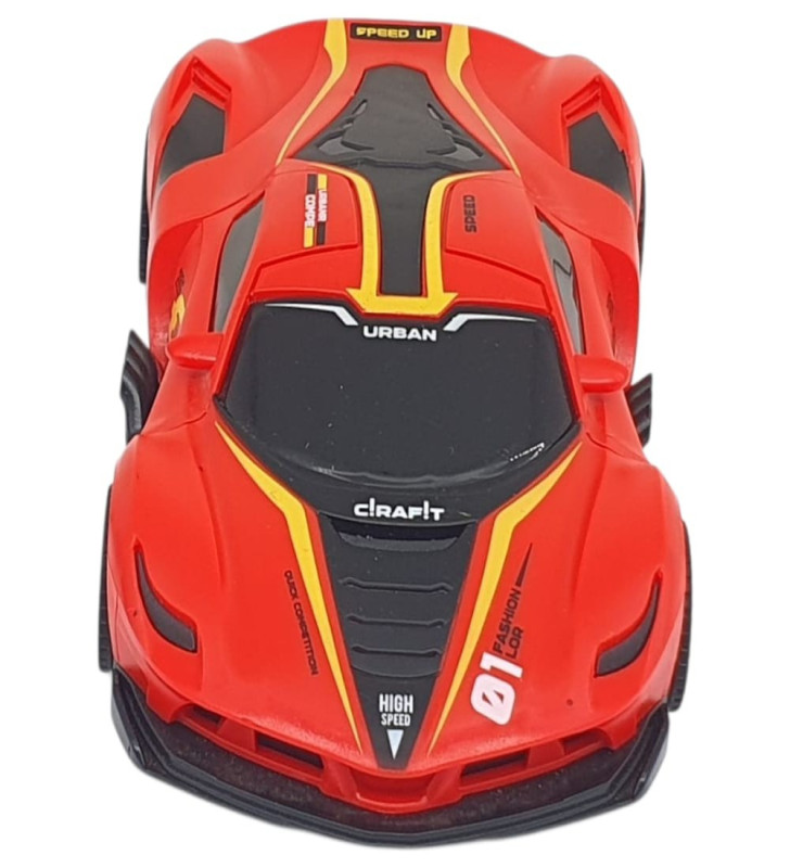 Sürtmeli Drift Arabalar 15 cm - D400-52 - Kırmızı (Lisinya)