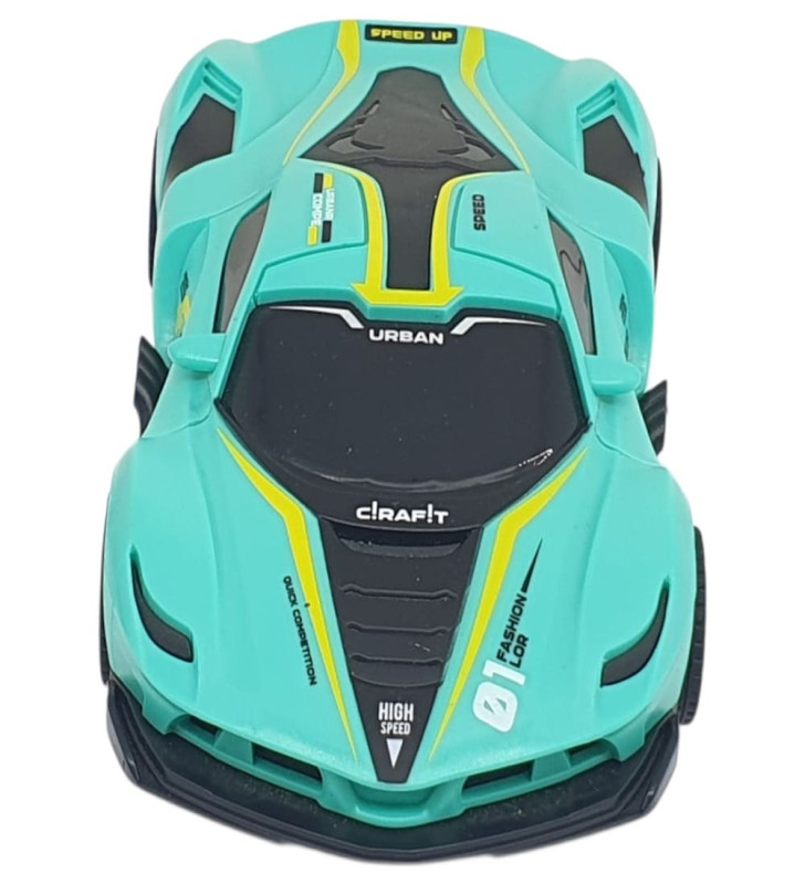 Sürtmeli Drift Arabalar 15 cm - D400-52 - Turkuaz (Lisinya)
