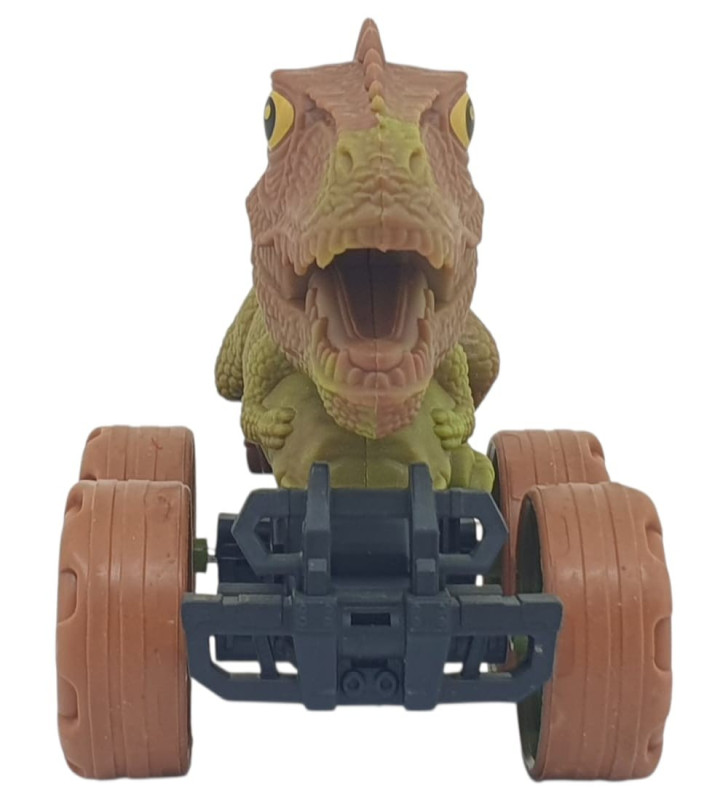 Sürtmeli Dinazor Arabalar 12 cm - H-20 - Stegosaurus -Kahverengi (Lisinya)