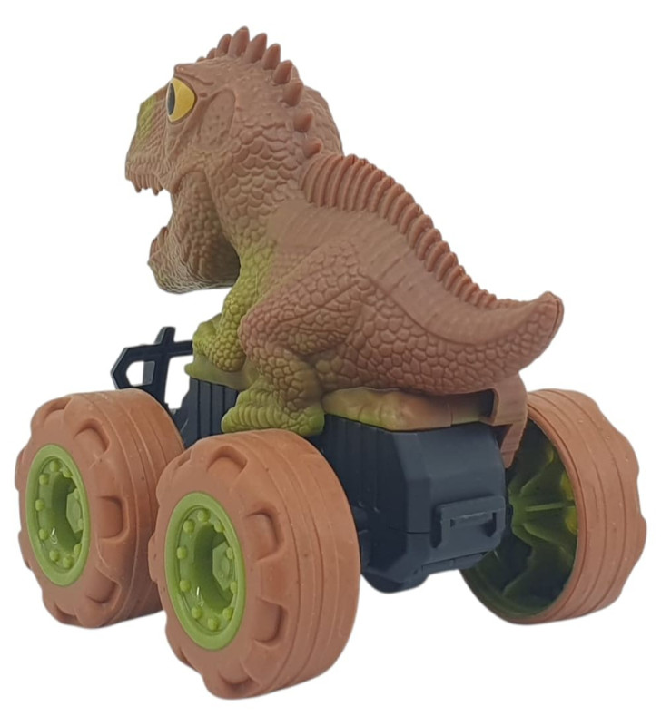 Sürtmeli Dinazor Arabalar 2'li - 12 cm - Stegosaurus & Parasaurolophus (Lisinya)