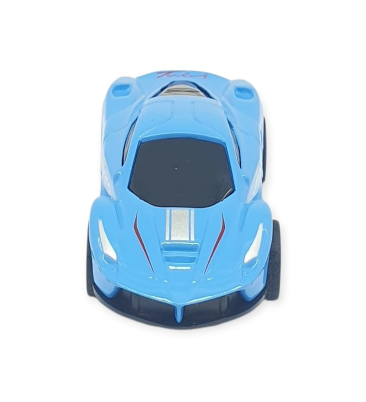 Çek Bırak Metal Küçük Arabalar 8 cm - SH40031 - Mavi (Lisinya)