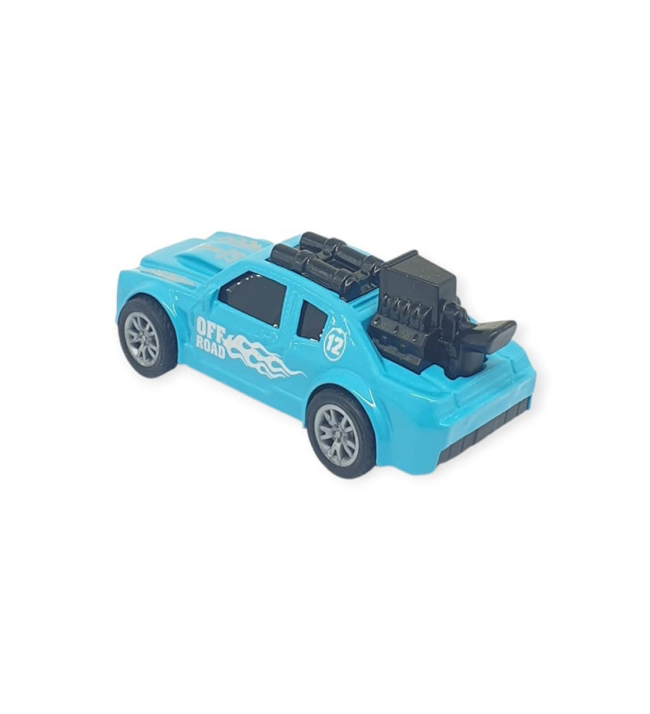Çek Bırak Metal Küçük Arabalar 8 cm - SH40031 - Turkuaz (Lisinya)