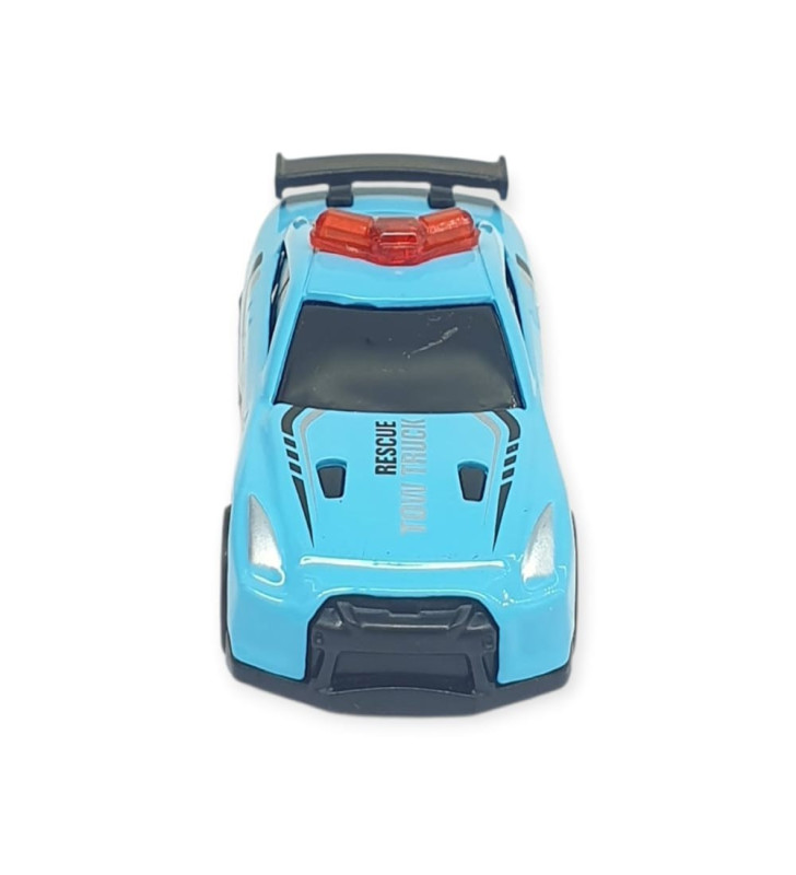 Çek Bırak Metal Küçük Arabalar 8 cm - SH40031 - Açık Mavi (Lisinya)
