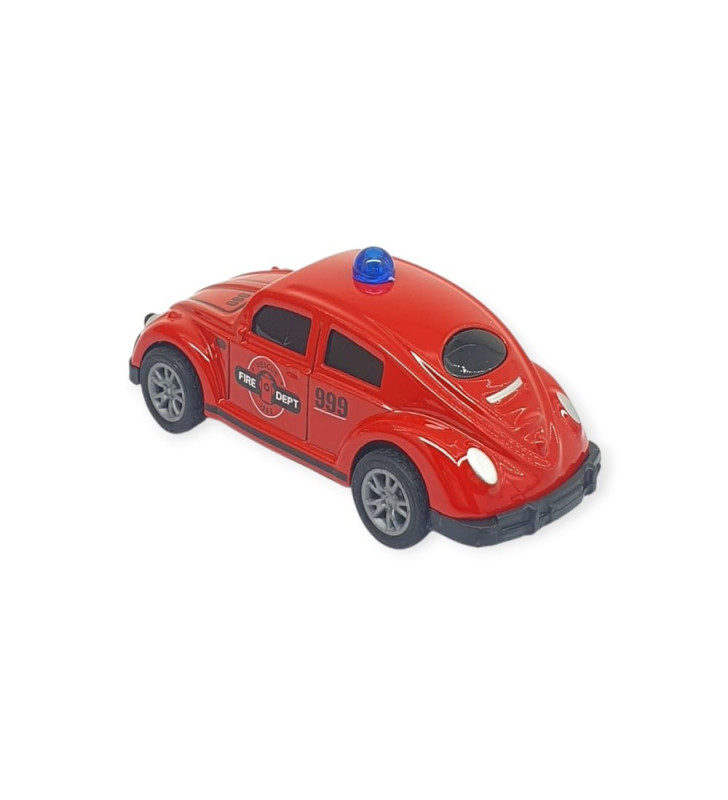Çek Bırak Metal Küçük Arabalar 8 cm - SH40031 - İtfaiye Vosvos (Lisinya)