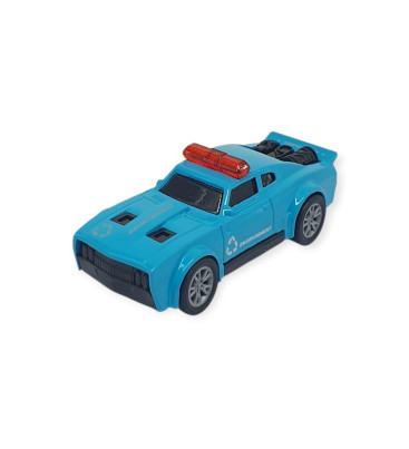 Çek Bırak Metal Küçük Arabalar 8 cm - SH40031 - Açık Mavi (Lisinya)