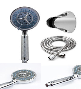 Fonksiyonlu Duş Başlığı Seti Başlık, Hortum Ve Mafsal Seti ( Lisinya )