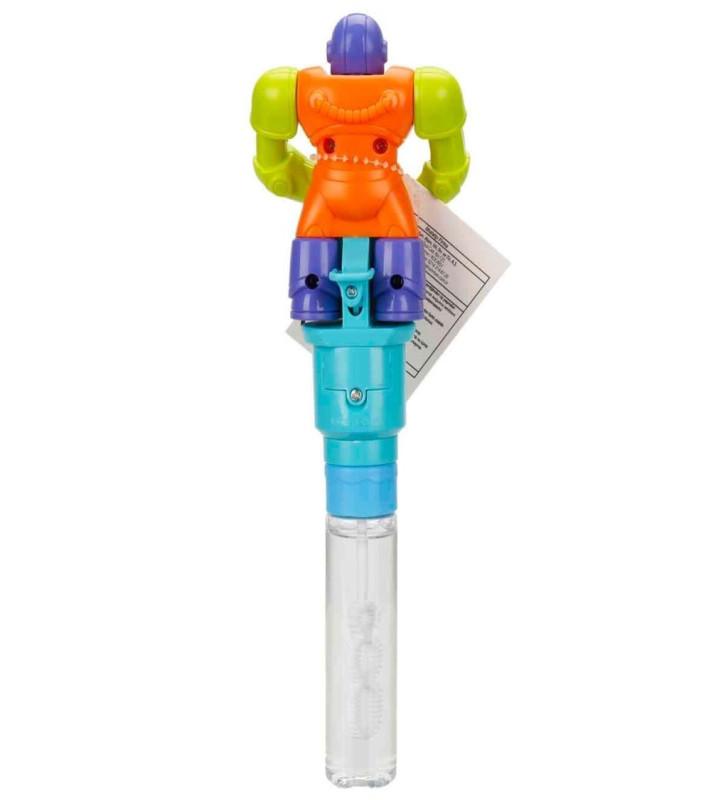 Robot Figürlü Su Oyunu - Baloncuk Oyunu - 625P - Mor Kasklı (Lisinya)