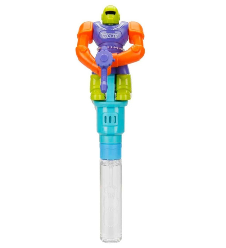 Robot Figürlü Su Oyunu - Baloncuk Oyunu - 625P - Yeşil Kasklı (Lisinya)