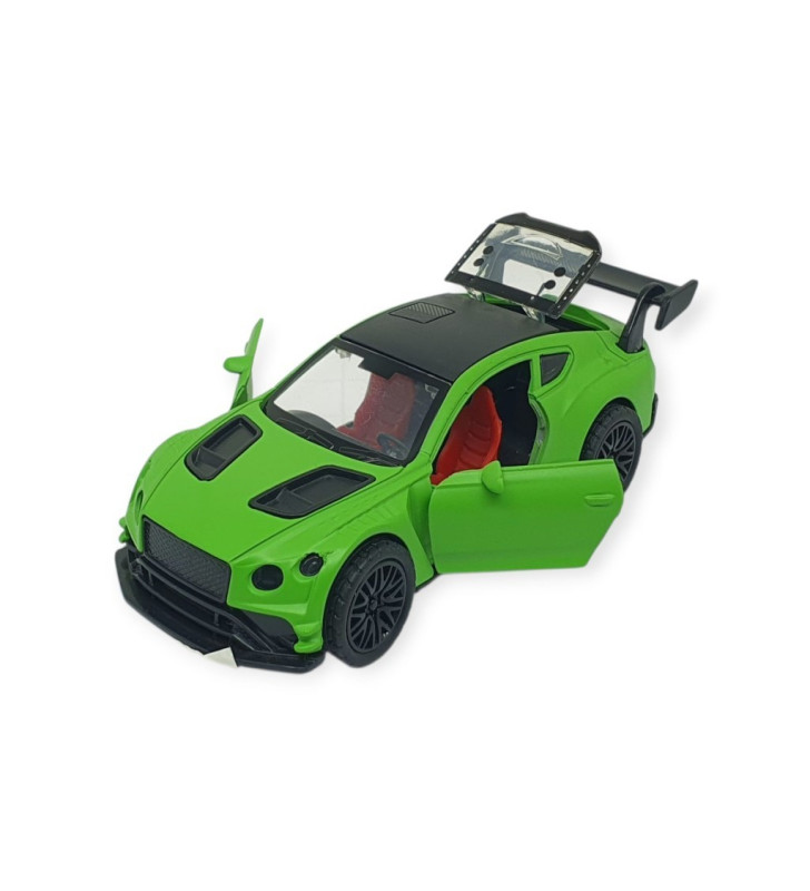 Çek Bırak Metal Arabalar 12 cm - 3671C - Yeşil (Lisinya)