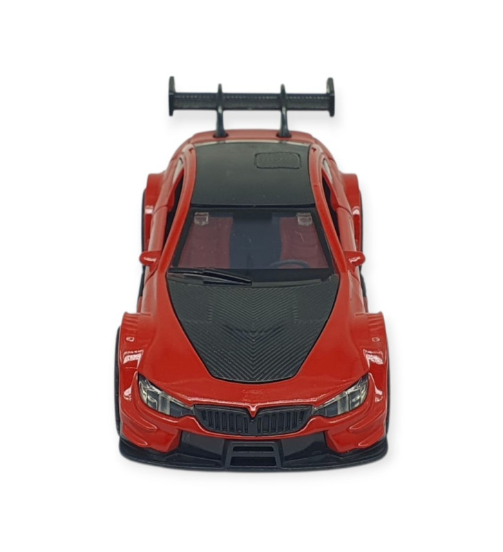 Çek Bırak Metal Arabalar 12 cm - 3671C - Kırmızı (Lisinya)