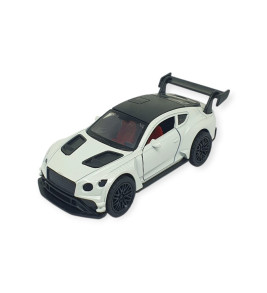 Çek Bırak Metal Arabalar 12 cm - 3671C - Beyaz (Lisinya)