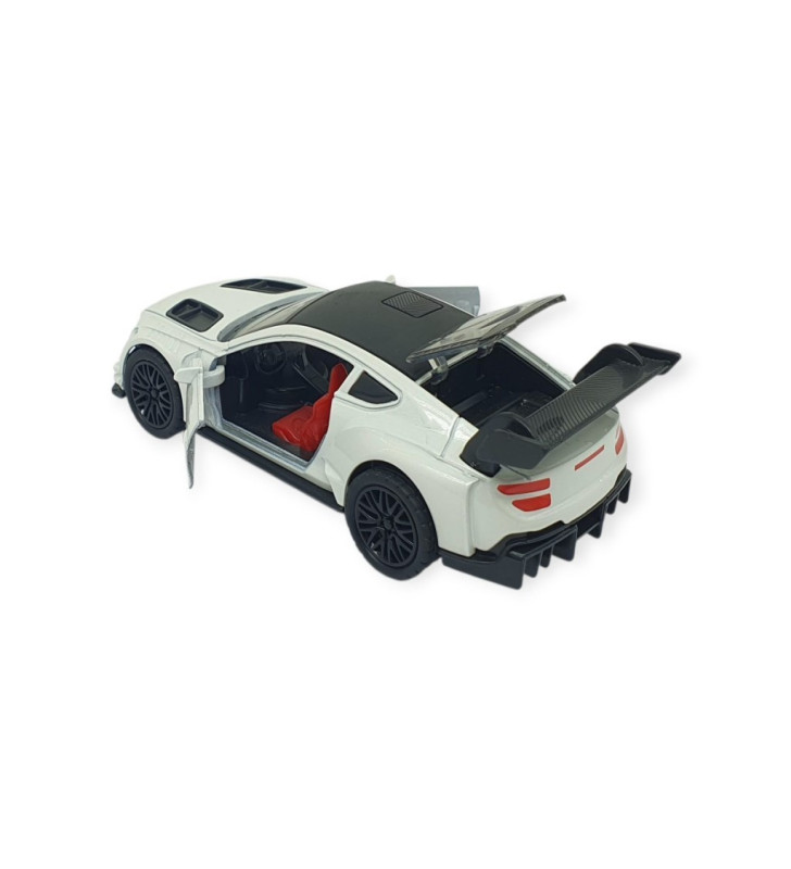 Çek Bırak Metal Arabalar 12 cm - 3671C - Beyaz (Lisinya)