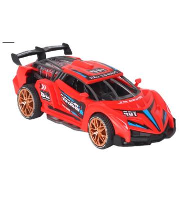 Sürtmeli Sesli Işıklı Spor Arabalar 18 cm - Kırmızı (Lisinya)