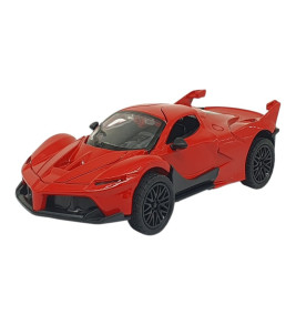 Çek Bırak Metal Arabalar 13 cm - SR2212- Kırmızı (Lisinya)