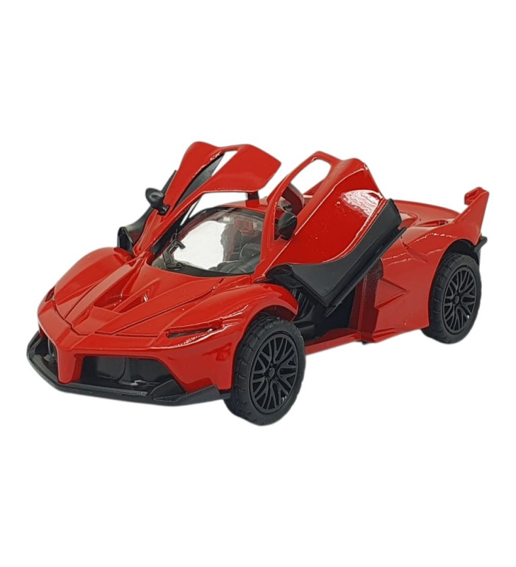 Çek Bırak Metal Arabalar 13 cm - SR2212- Kırmızı (Lisinya)