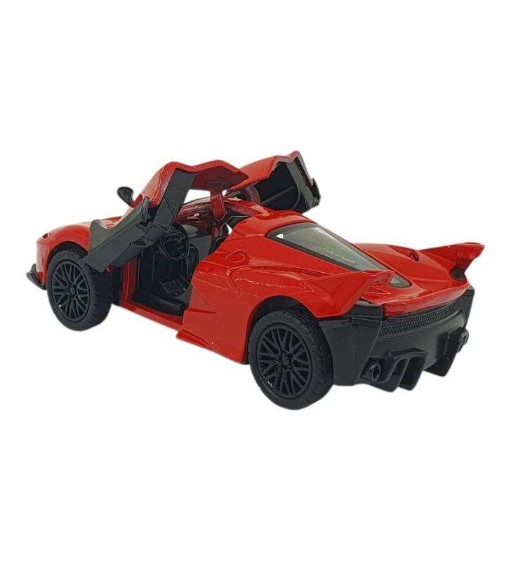 Çek Bırak Metal Arabalar 13 cm - SR2212- Kırmızı (Lisinya)